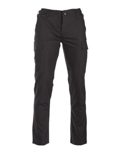 Mil-Tec US BDU SLIM FIT hlače terenske rip-stop, crne