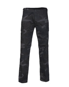 Mil-Tec US Ranger BDU hlače STRAIGHT CUT, black camo