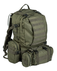 Mil-Tec DEFENSE MODULAR ruksak s pojasnom torbicom, maslinasto zeleni