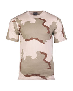 Mil-Tec majica kratki rukav 3col. desert