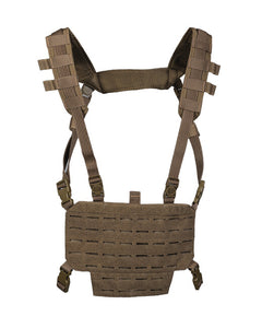 Mil-Tec CHEST RIG prsluk taktički lagani s LASER panelom, dark coyote