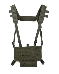 Mil-Tec CHEST RIG lagani prsluk taktički s LASER panelom, zeleni