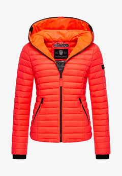 Navahoo Kimuk ženska prijelazna jakna s kapuljačom, Neon coral