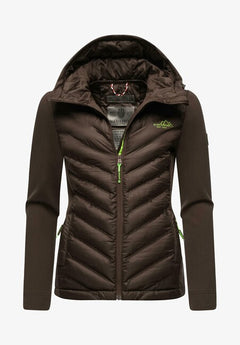 Navahoo NIMM MICH MIT ženska outdoor jakna, Dark choco