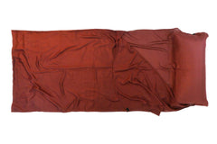 Origin Outdoors Silk pravokutni uložak za vreću za spavanje, bordo