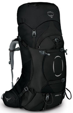 OSPREY ARIEL 55 II turistički ruksak, crni