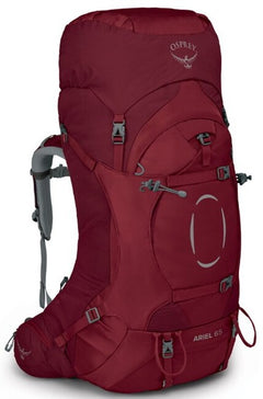 OSPREY ARIEL 65 II turistički ruksak, claret red