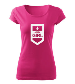 DRAGOWA ženska majica army girl 150 g/m², ružičasta