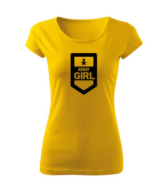 DRAGOWA ženska majica army girl 150 g/m², žuta