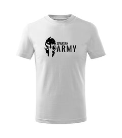 DRAGOWA dječja majica kratkih rukava Spartan army, bijela