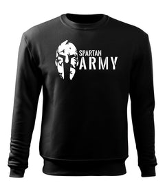 DRAGOWA Spartan Army muški pulover 300 g/m², crni
