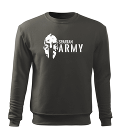 DRAGOWA muški spartan army pulover 300 g/m², sivi