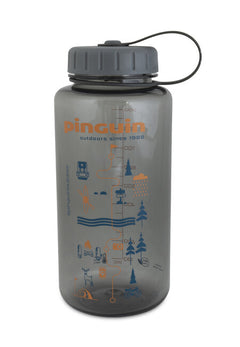 Pinguin Tritan Fat Bottle 1.0L boca 2020, siva