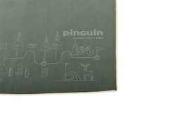 Pinguin Micro towel Map ručnik 40 x 40 cm, sivi