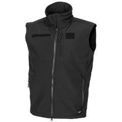 MFH Allround prsluk softshell, crni