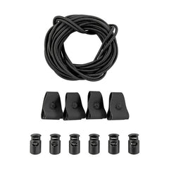 Tasmanian Tiger Bungee Cord Set set za pričvršćivanje, crni