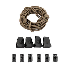 Tasmanian Tiger Bungee Cord Set set za pričvršćivanje, Coyote Brown