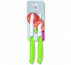Victorinox Swiss Classic 2-dijelni set noževa za rajčicu, zeleni