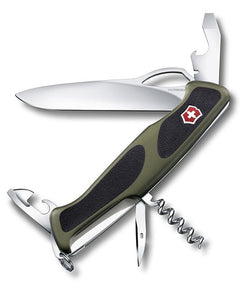 Victorinox RangerGrip 61 multifunkcionalni nož 130 mm, 11 funkcija, zeleno-crni