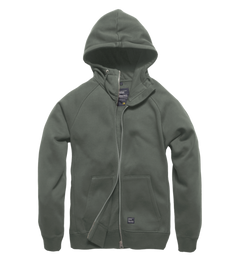 Vintage Industries Basing pulover s kapuljačom, Mid grey