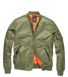 Vintage Industries Welder bomber prijelazna jakna, Light olive