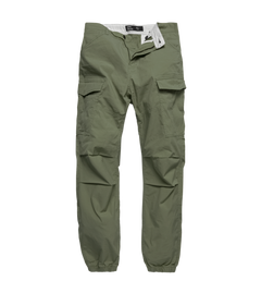 Vintage Industries Conner cargo jogger hlače, jarko maslinasto zelene