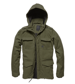 Vintage Industries Darren parka, tamno maslinasto zelena