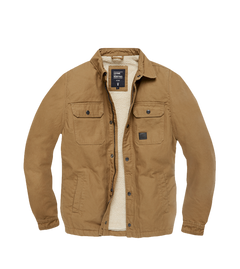Vintage Industries Dean prijelazna sherpa jakna, Dark Tan