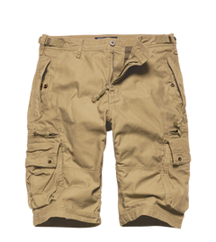 Vintage Industries Gandor kratke hlače, Dark khaki