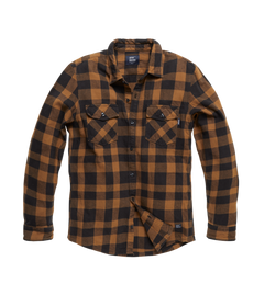 Vintage Industries Globe heavyweight flanelska košulja, žuta karirana