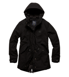 Vintage Industries Indy ženska ladies parka jakna, crna