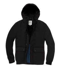 Vintage Industries Ledger muška parka jakna, crna