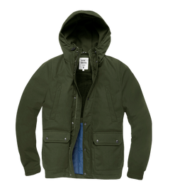 Vintage Industries Ledger muška parka jakna, maslinasto zelena