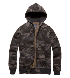 Vintage Industries Redstone pulover s kapuljačom, dark camo