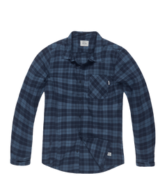 Vintage Industries Riley flanelska košulja, kraljevsko plava