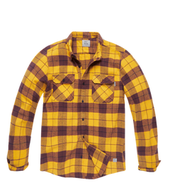 Vintage Industries Sem flanelska košulja, žuta karirana