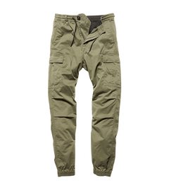 Vintage Industries Vince Cargo hlače jogger, maslinasto zelene