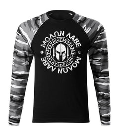 DRAGOWA Fit-T majica s dugim rukavom Molon Labe 160 g/m², Metro