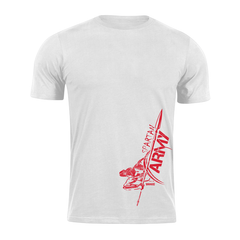 DRAGOWA spartan army kratka majica RedMyles 160 g/m², bijela
