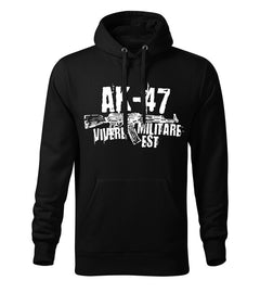 DRAGOWA Seneca muški pulover s kapuljačom AK-47 320 g/m², crni