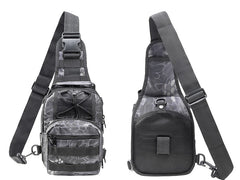 WARAGOD Soldat assault crossbody torba, snake grey black