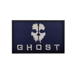 WARAGOD Call of Duty ghost mask vezeni našivak, crni