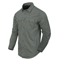 Helikon-Tex košulja taktička Savage Green Checkered za skriveno nošenje
