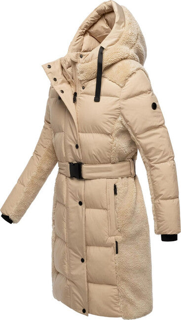 Navahoo Funkelteddy14 zimska jakna ženska, beige