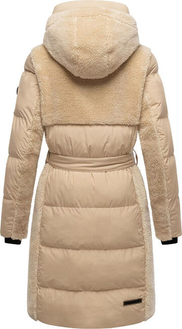 Navahoo Funkelteddy14 zimska jakna ženska, beige