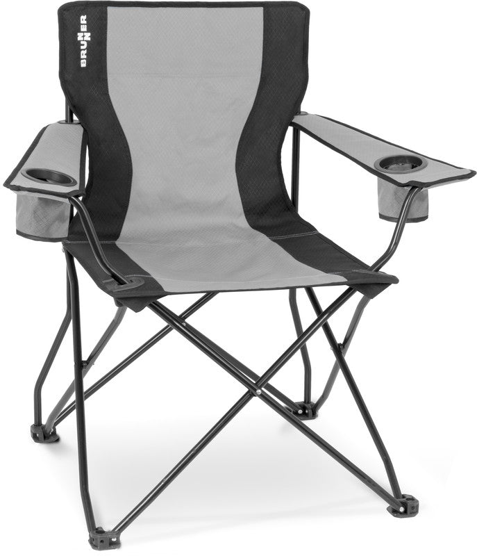 Brunner Action Armchair Equiframe kamping stolica, siva/crna
