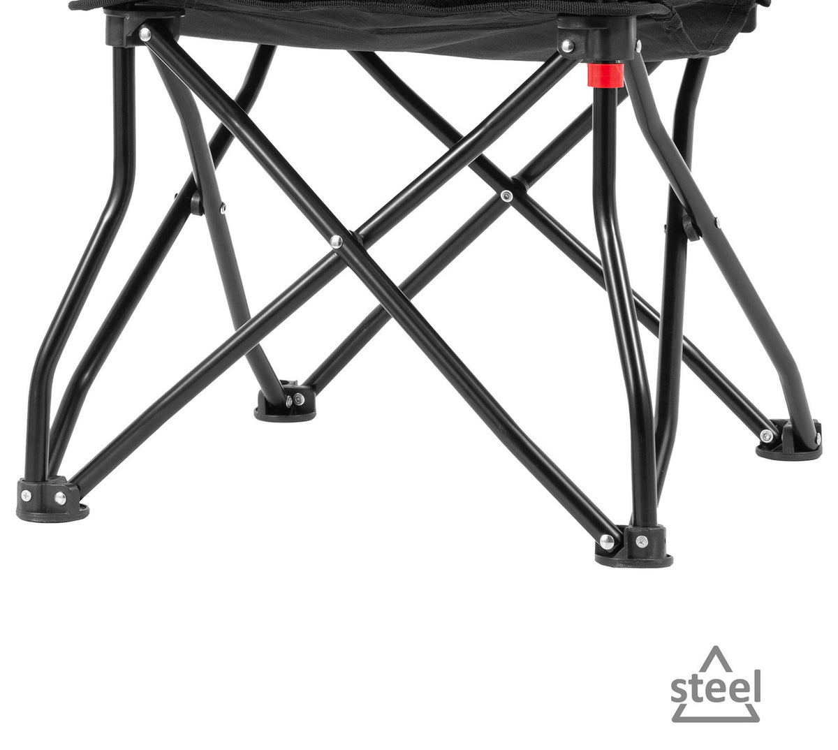 Brunner Action Armchair Equiframe kamping stolica, siva/crna