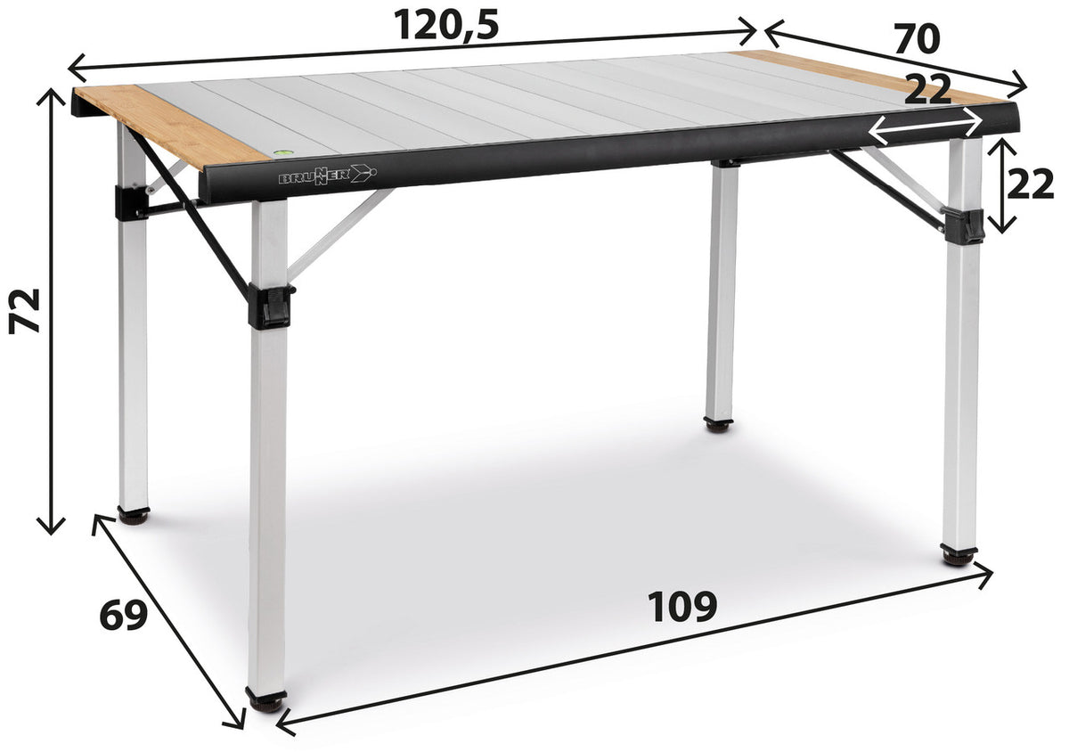 Brunner Quadra Tropic Adjustar 4 kamping stol