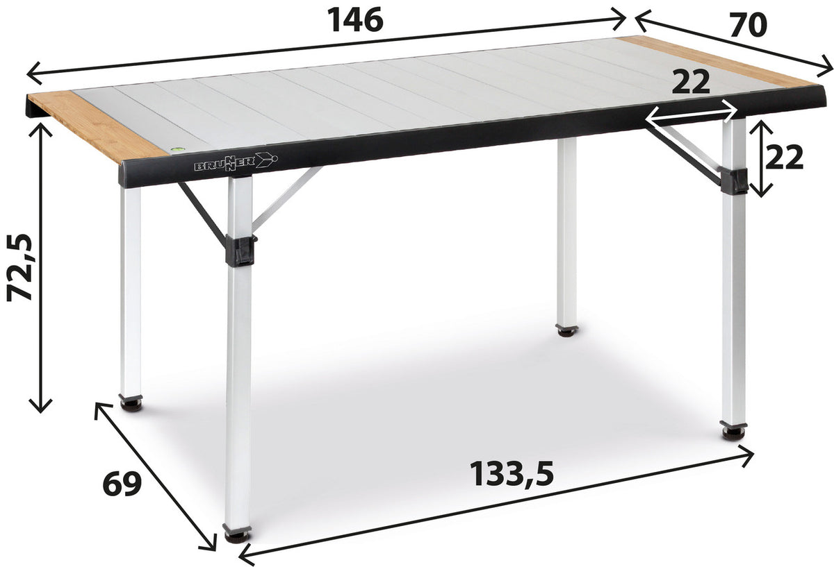 Brunner Quadra Tropic Adjustar kamping stol 6