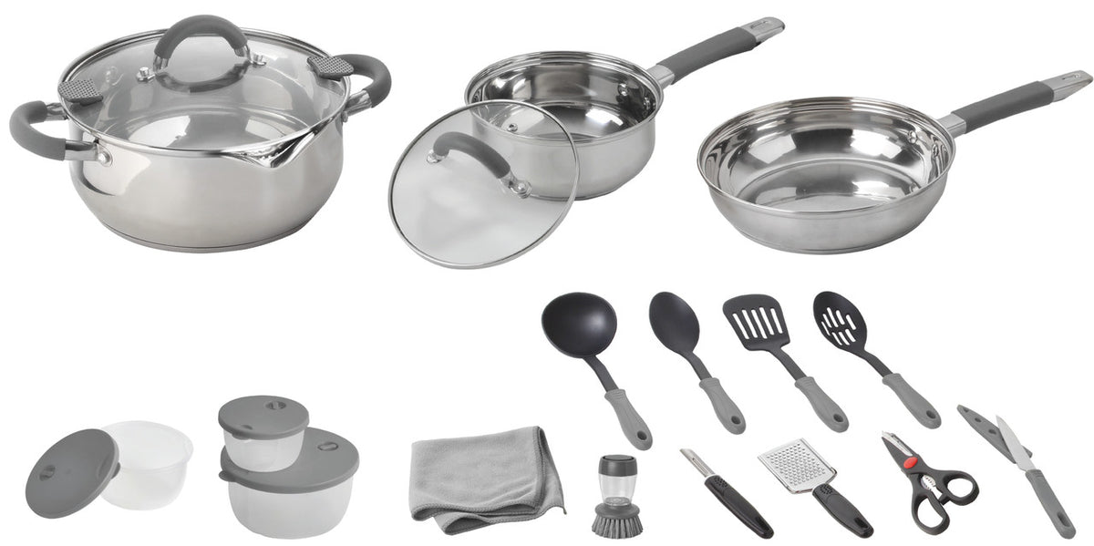 Brunner Omnibox 18+2 set kuhinjskog posuđa i pribora, 22 cm
